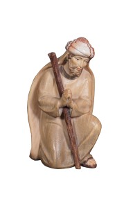 AD Shepherd kneeling praying - color watercolor - 13 cm