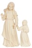 AD Shepherdess with girl - natural - 11 cm