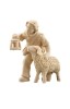 ZI Boy with sheep and lantern - natural - 11 cm
