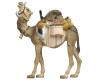 ZI Kamel mit Gepäck - bemalt wasserfarbe - 11 cm