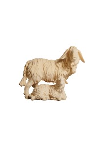 ZI Sheep standing with lamb - natural - 11 cm