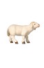 PE Schaf stehend vorwärtsschauend - bemalt wasserfarbe - 12 cm