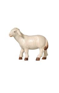 PE Schaf stehend linksschauend - bemalt wasserfarbe - 15 cm