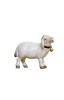 PE Schaf stehend Glocke rechtsschauend - bemalt wasserfarbe - 12 cm