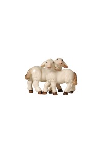 PE Group of lambs - color watercolor - 12 cm