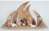 PE Nativity Set 12 pcs. - Stable Ambiente Design - color watercolor - 12 cm