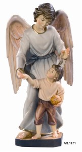Guardian angel with boy