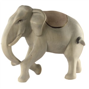 Elefant - bemalt wasserfarbe - 9 cm