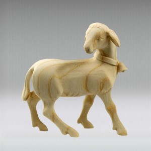 Lamm mit Glocke - natur - 9 cm