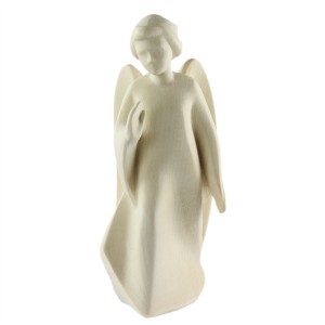 Leonardo angelo dell`Annunciazione - natural - 13 cm