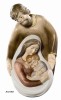 Sacra Famiglia a relievo - colorato aquerello - 40 cm