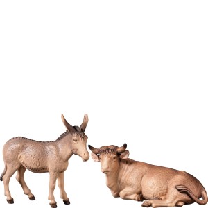 H-Ox and donkey 2pcs. &quot;B&quot; - color - 12,5 cm