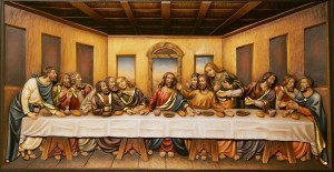 Last supper without frame
