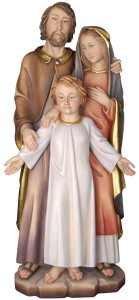 Sacra Famiglia con Gesù fanciullo semplice
