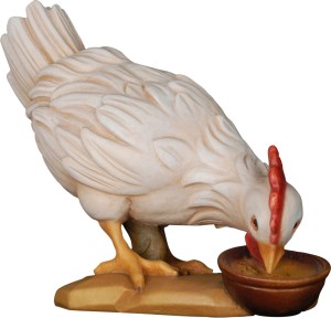 Hen with bowl