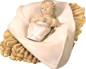 Jesus child with cradle lovely