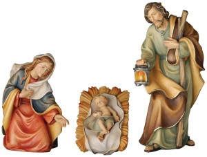 Holy family of the peace nativity set