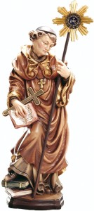 St. Bernardino of Siena with cross and sun