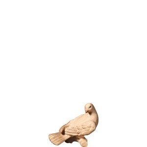 A-Taube zurückschauend - mehrtönig gebeizt - 8 cm