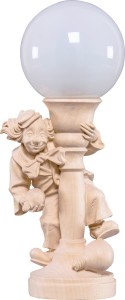 Electrical lamp clown with bow