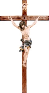 Cristo delle Alpi tiglio con croce diritta