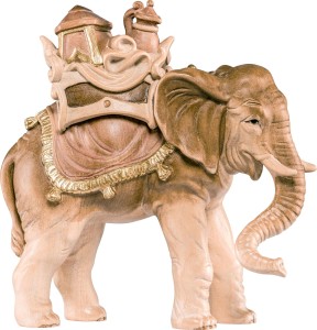 Elefant mit Gepäck H.K.
