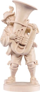 Musician with tuba