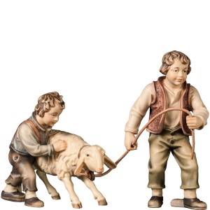 A-Boys with stubborn sheep 2pcs. - color - 11,5 cm