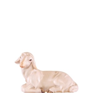Schaf liegend Artis - bemalt - 12 cm