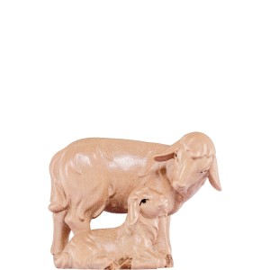 Sheep with lamb Artis - stained 3 shades - 15 cm