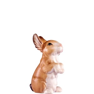 Coniglietto alzato Artis marrone - colorato - 10 cm