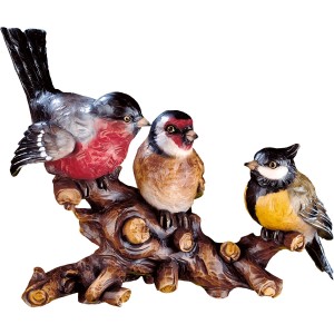 Gruppo uccellini - colorato - 4 cm