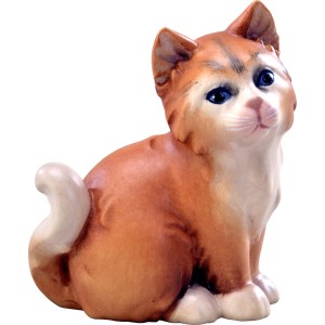 Gatto marrone - colorato - 2 cm