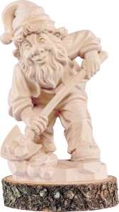 Gnome miner on pedestal