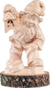 Gnome guardian on pedestal