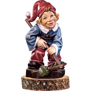 Gnome farmer on pedestal