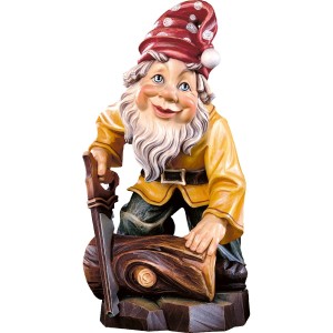 Gnome woodcutter - color - 5 cm