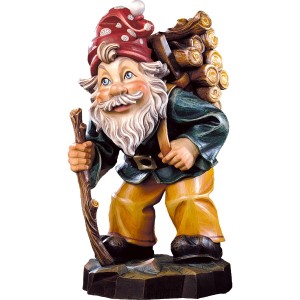 Gnome wood-bearer - color - 5 cm
