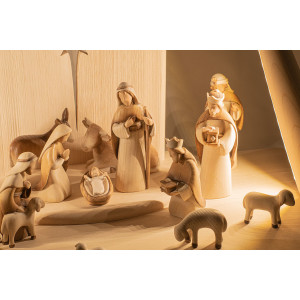 Fides Nativity-set 17 pcs with LED - 12 cm (66 x 29 x 31 cm)