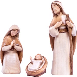 Holy family Fides (4 pieces) - color - 10 cm