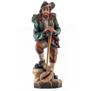 Mountaineer with rope and pick - color - 85 cm