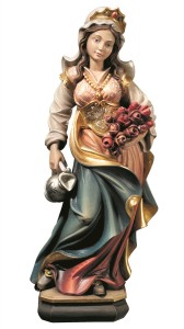 S.Elisabetta con rose