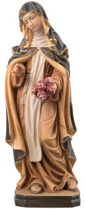St. Rosa of Lima with roses
