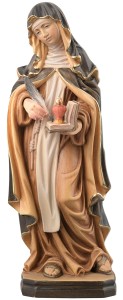 S. Teresa di Avila con penna di piuma, libro e cuore