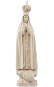 Madonna Fatima Capelina con rosario e corona