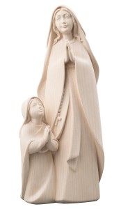 Madonna Lourdes con Bernadetta moderna
