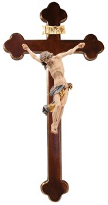 Cristo barocco con croce barocca