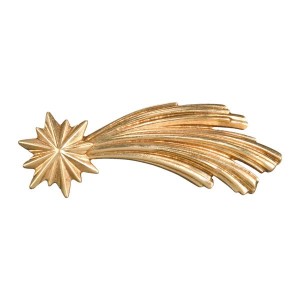 A-Wooden star with light - color - 11,5 cm