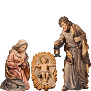 A-The Holy Family "A" 3pcs. - color - 6,5 cm