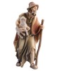 SI Herdsman with stick and lamb - color - 9 cm